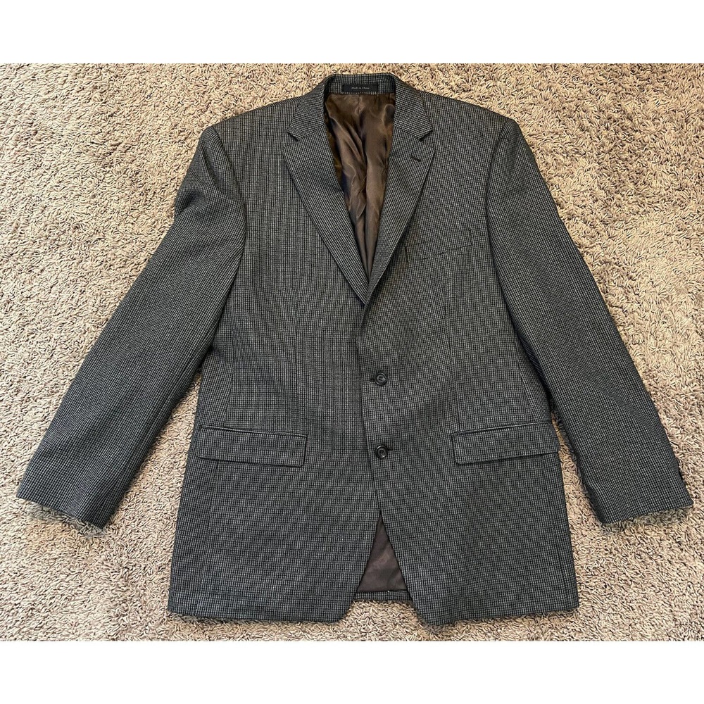 Vintage Lauren Ralph Lauren Sport Coat Blazer Men's Brown Wool Tweed Size 44L